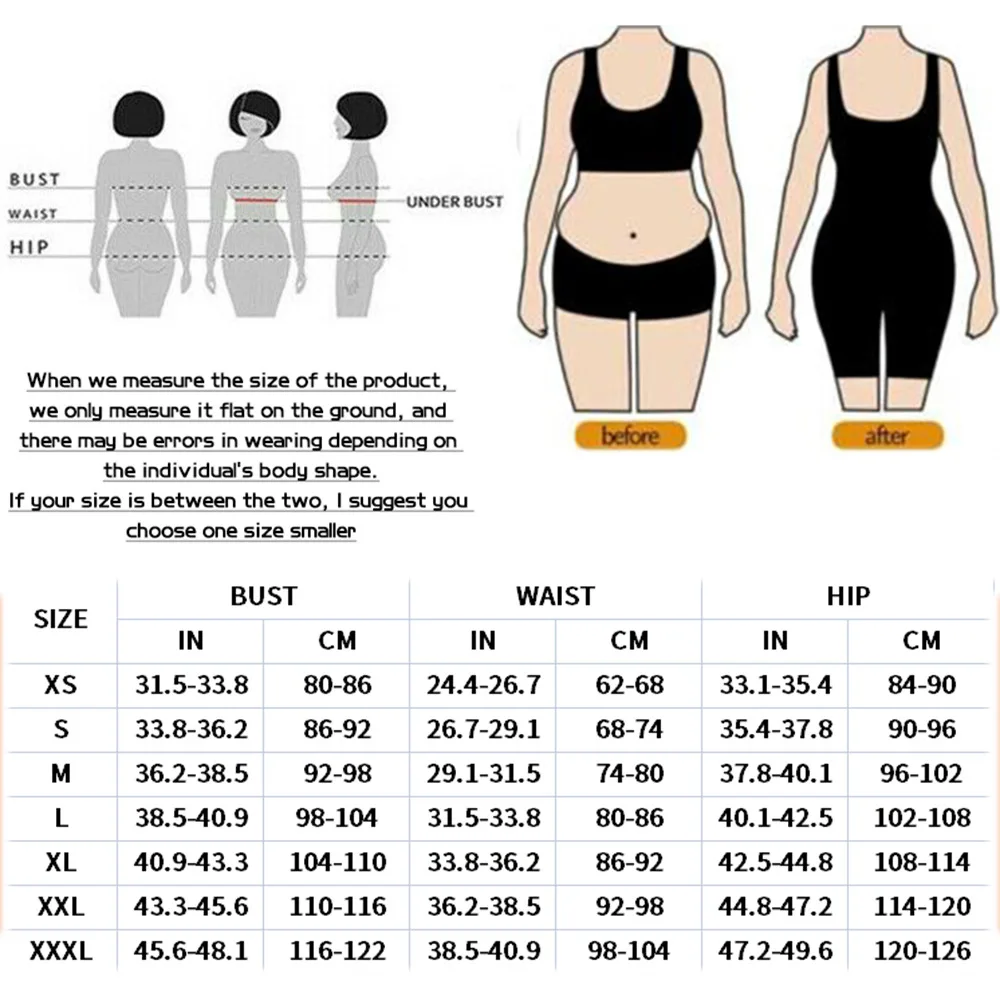 Fajas Colombianas Post Surgery Shapewear Compression Slimming Waist Trainer Shapewears With Crotch Zipper Bodysuit For Women