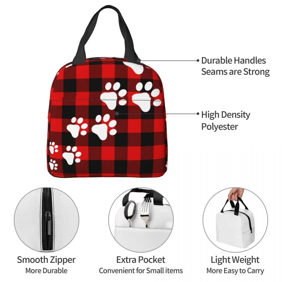 Сумки для ланча женщин и детей милые Переносные сумки-тоуты из ткани Оксфорд