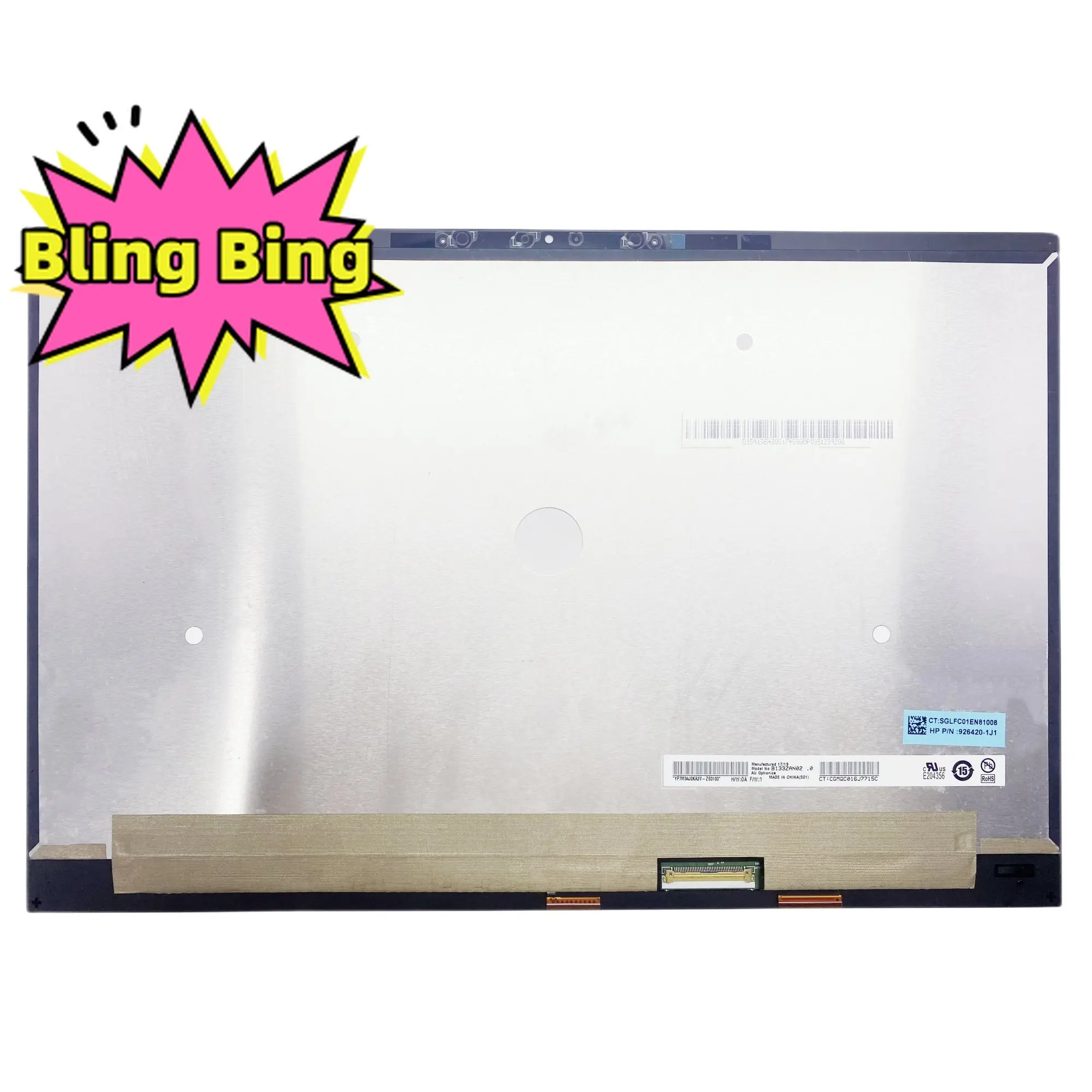 B133ZAN02.0 13 3 дюймов 3840x2160 Новый IPS UHD не сенсорный eDP 40PIN экран панели дисплея 4K