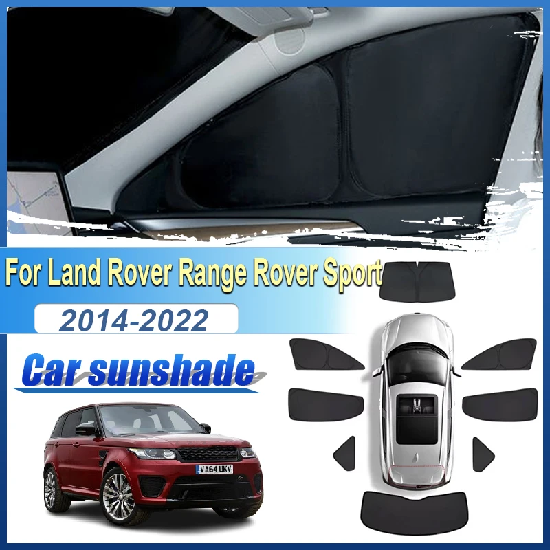 Фото Для Land Rover Range Rover Sport L494 2014-2022 солнцезащитный козырек для защиты от солнца, лобовое стекло, складной козырек, инструменты, аксессуары №1