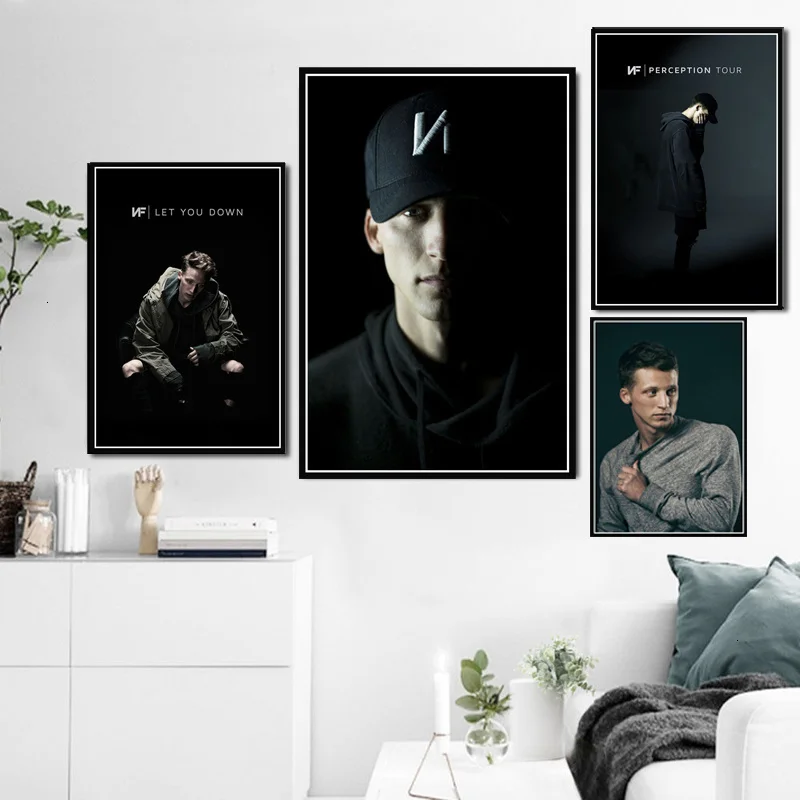 

Nf American Rapper Hip Hop Music Canvas Painting Posters And Prints Pictures On The Wall Singer Decoration Home Decor Plakat