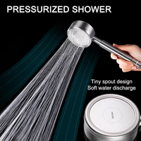 vortex bathroom handheld shower heads 304 stainless steel high pressure water saving showerhead for bathroom