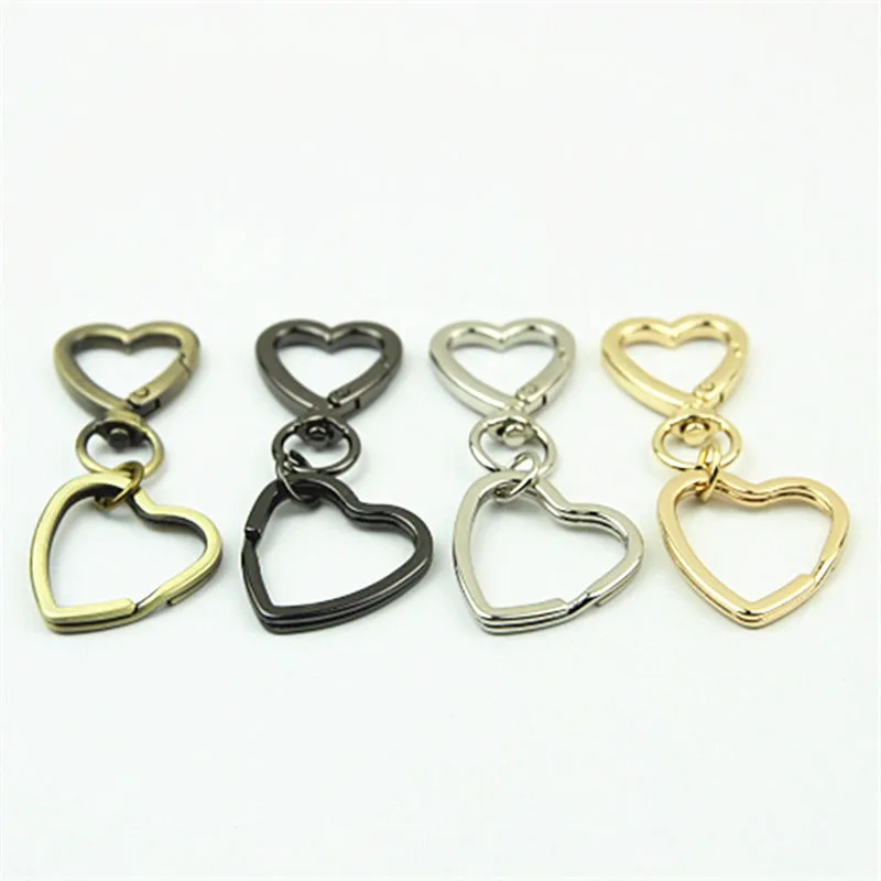 20Pcs Spring O Ring Metal Key Buckles Dog Collar Webbing Bags Strap Chain Swivel Lobster Clasp Trigger Snap Hook DIY Accessories