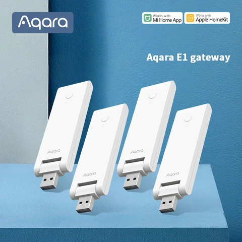 Смарт-часы Aqara E1 Gateway Zigbee Smart Home USB Port Mini Hub Wireless Connect Remote App Control для Xiaomi Mijia MI Homekit