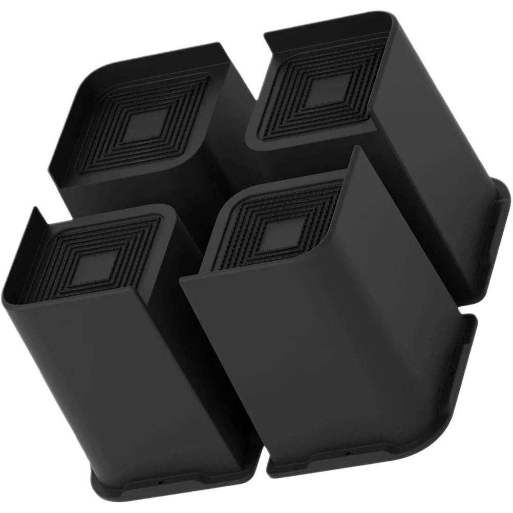 

4pcs Furniture Risers Anti Scratch Couch Desk Bed Lifts Risers Floor Protector
