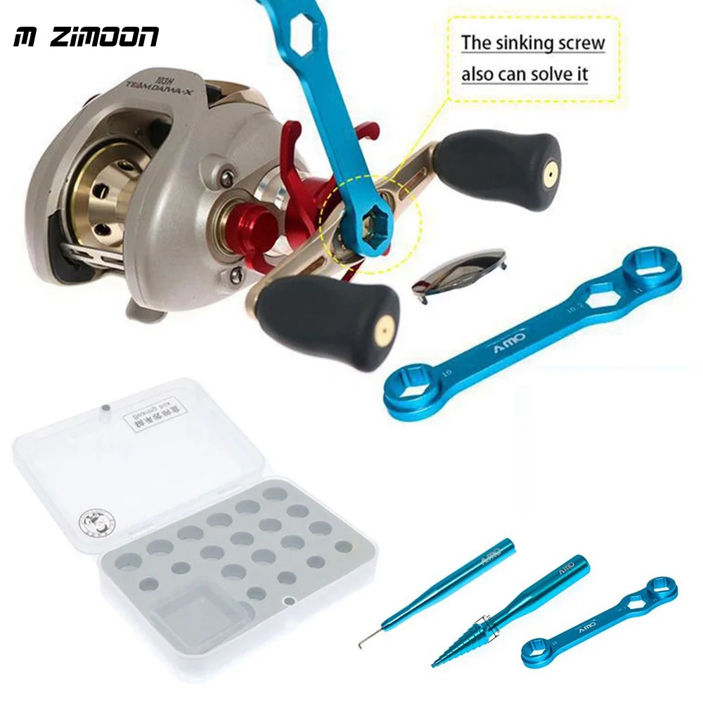 Fishing Reel Maintenance Repair Tool Ball Bearing Inspection Stick Remover Extractor Puller DIY Disassembly Wrench Tackle Tools