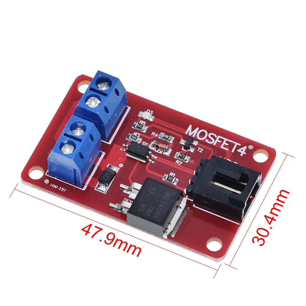 TZT 1-канальная кнопка MOSFET с 1 маршрутом IRF540 + модуль переключателя для Arduino