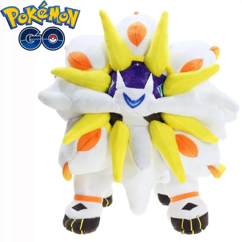 

Pokemon 30cm Solgaleo Cute cartoon Kawaii Anime Figure Toys Plush Dolls Child Birthday Gift
