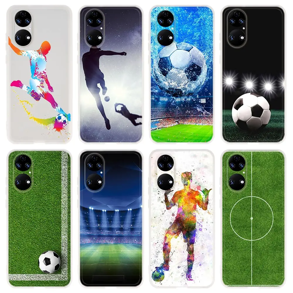 Силиконовый мягкий чехол-накладка для Huawei P50 P40 P30 P20 Pro Lite E P10 P Smart Z 2021 2019 2020 чехол