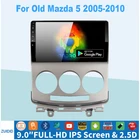 Автомагнитола 2 din на Android 10,1 для Mazda 5 2005-2010, Автомобильная Мультимедийная магнитола с GPS-треком для Carplay, 2din без dvd