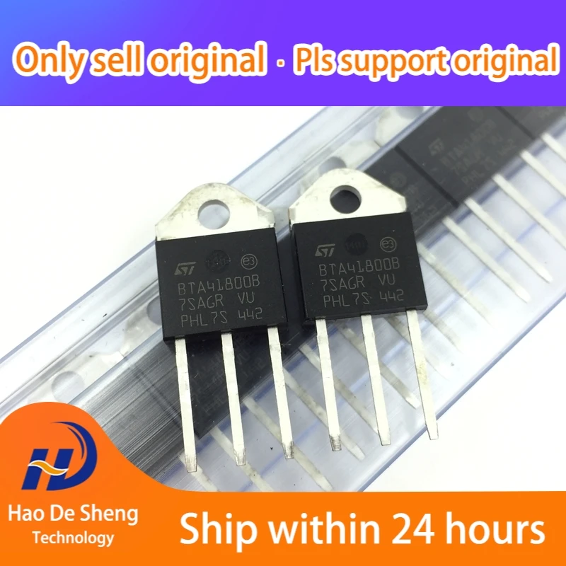 

10PCS/LOT BTA41-800B BTA41-800BRG 800V TO-218 New Original In Stock