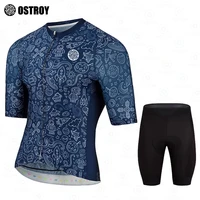 ostroy cycling jersey set summer breathable cycling clothing mtb clothes bicycle bib pants bike race sportswear ropa ciclismo