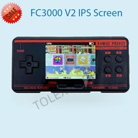 tolex fc3000 3 0inch ips screen retro video game consoles simulator 5000games support 2players handheld video game players gifts