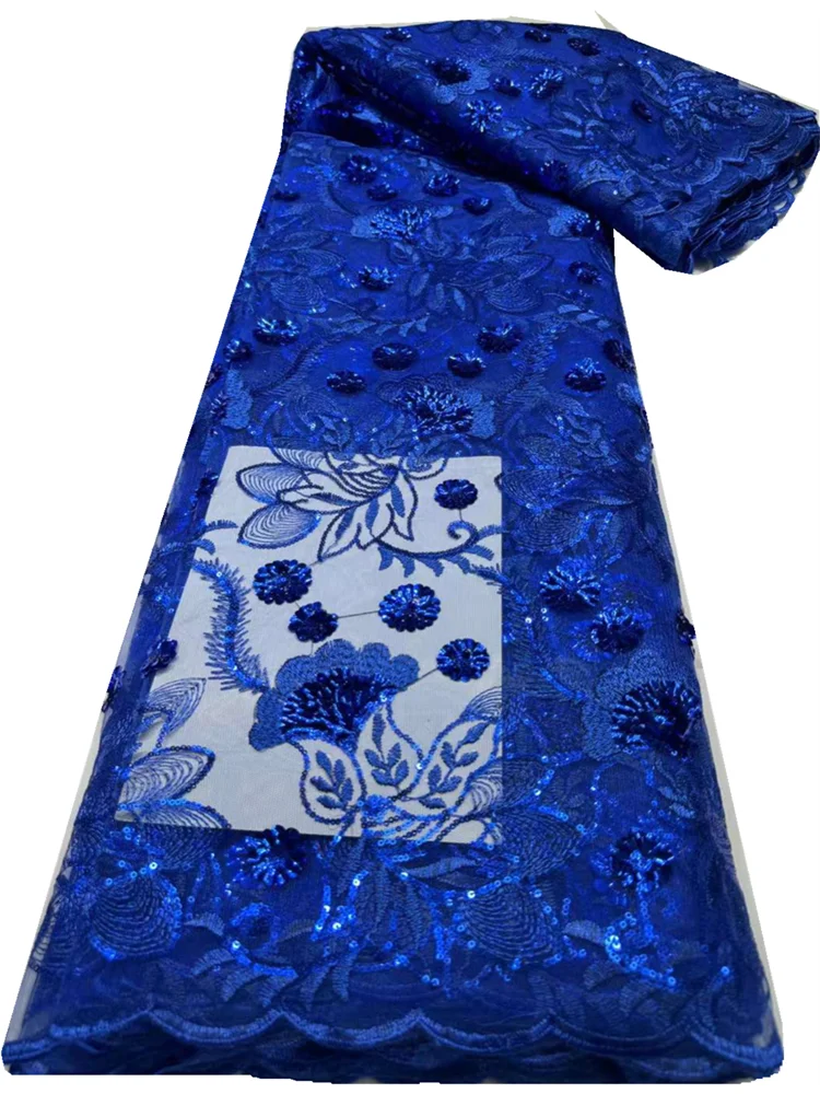 Высококачественная французская нигерийская вышивальная сетчатая ткань