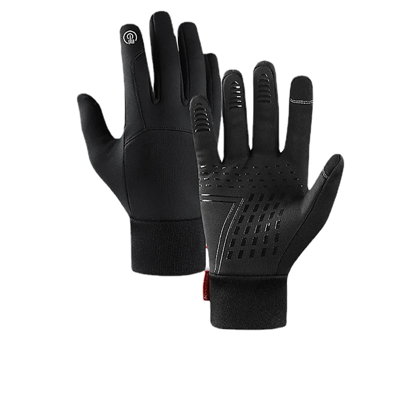 

Motorcycle Riding Gloves Outdoor Winter Waterproof Sports Plush Insulation Skiing Gloves Touch Screen Antibacterial