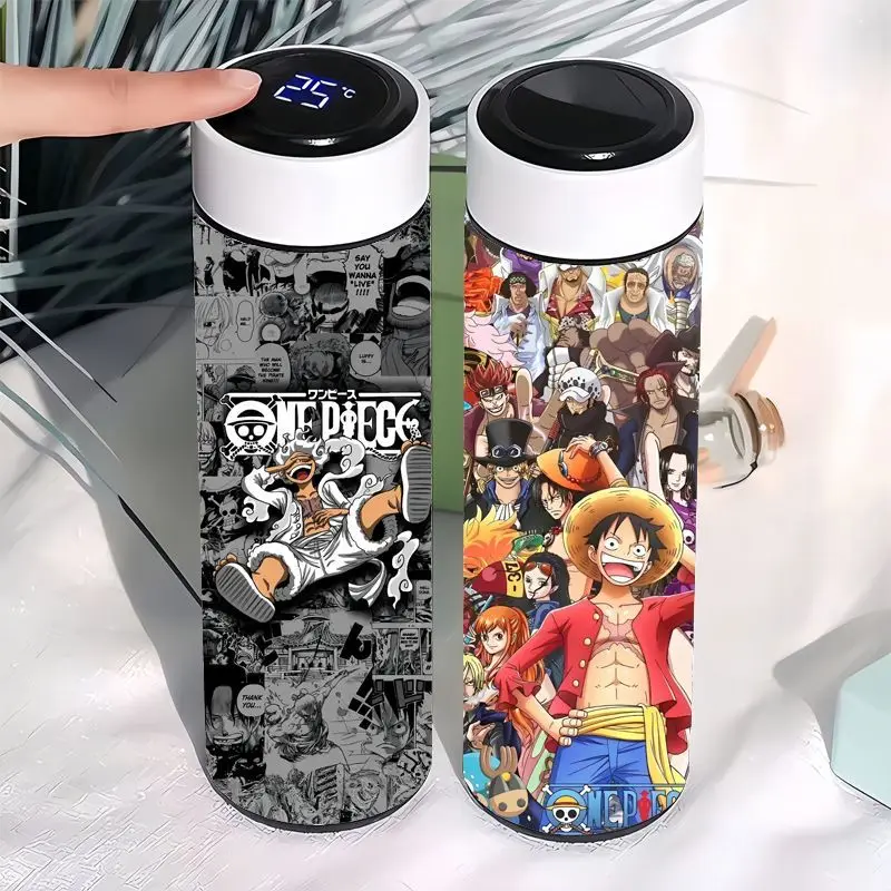 Новый One Piece Monkey·D. Luffy Roronoa Zoro Nika креативная индивидуальная умная кружка-термос