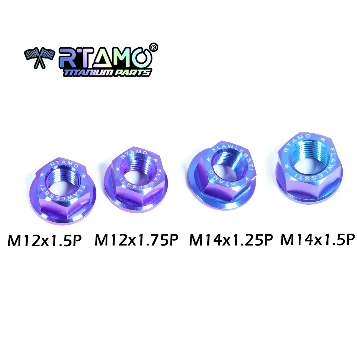 Титановая гайка M5 M6 M8 M10 M12 M14 для мотоцикла велосипеда автомобиля Gr5 (1 шт.)