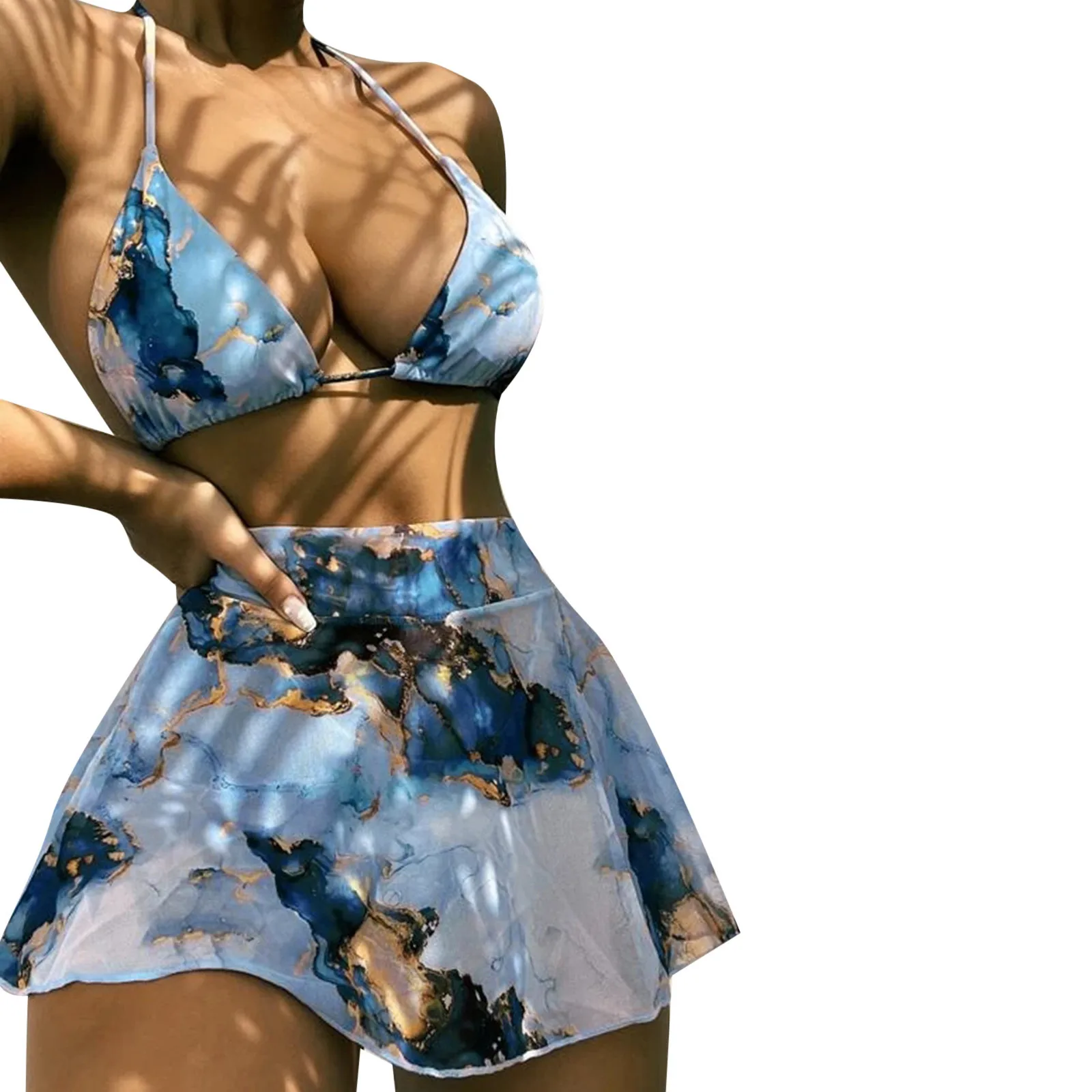 

Женский раздельный купальник с чашками пуш-ап, 3 шт.