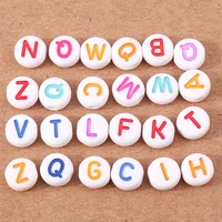 100pcsbag 6mm acrylic mixed alphabet letter beads charms beads for jewelry making diy handmade bracelets necklace accessories