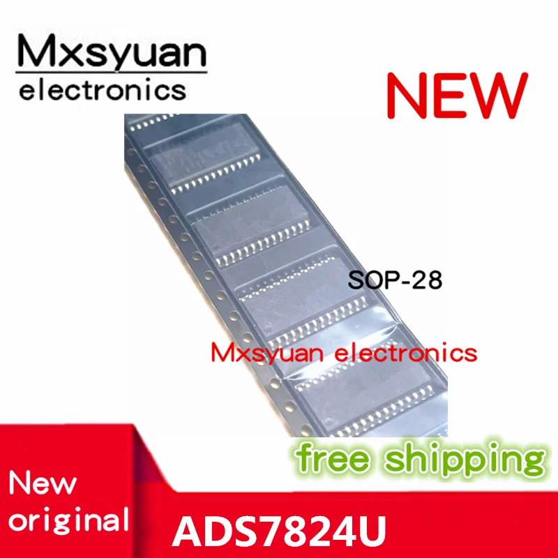 2 шт. ~ 5 шт./партия ADS7824U ADS7824 SOP-28 новый оригинальный конвертер A/D