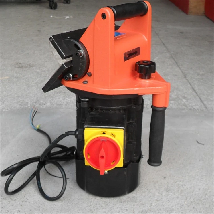 Портативная мощная машина для снятия фаски со стальной пластиной с регулируемым