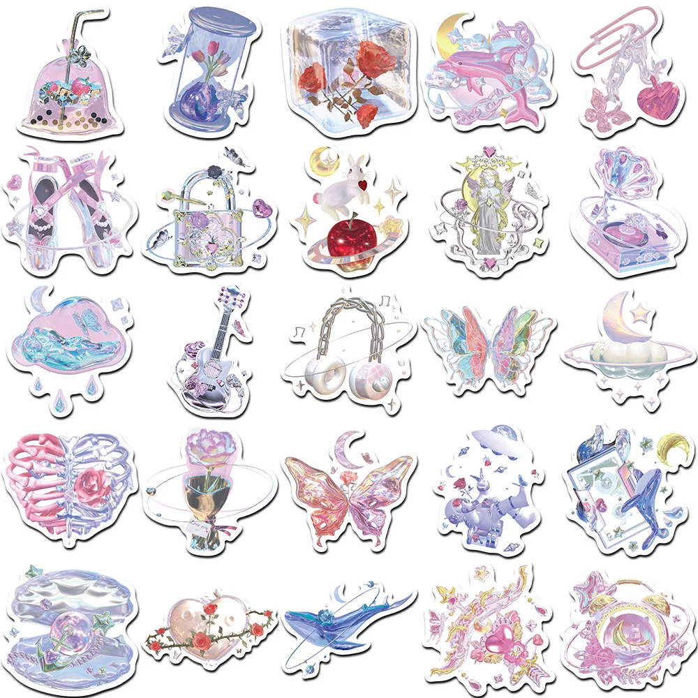 10/30/50 шт. VSCO Wihte Хрустальные Девушки граффити искусственный ноутбук чашка для