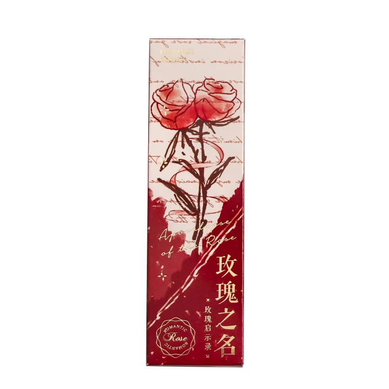 

Rose Apocalypse Bookmark Classical Chinese Style Paper Creative Gift Page for Students bookmarks for books korean stationery