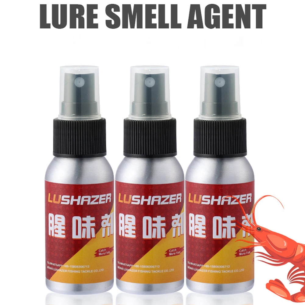 

50ml Fishing Baits Attractants Fishing Bait Additive Liquid Concentrate Fishing Scent Attractant Spray For Sea River Freshwater