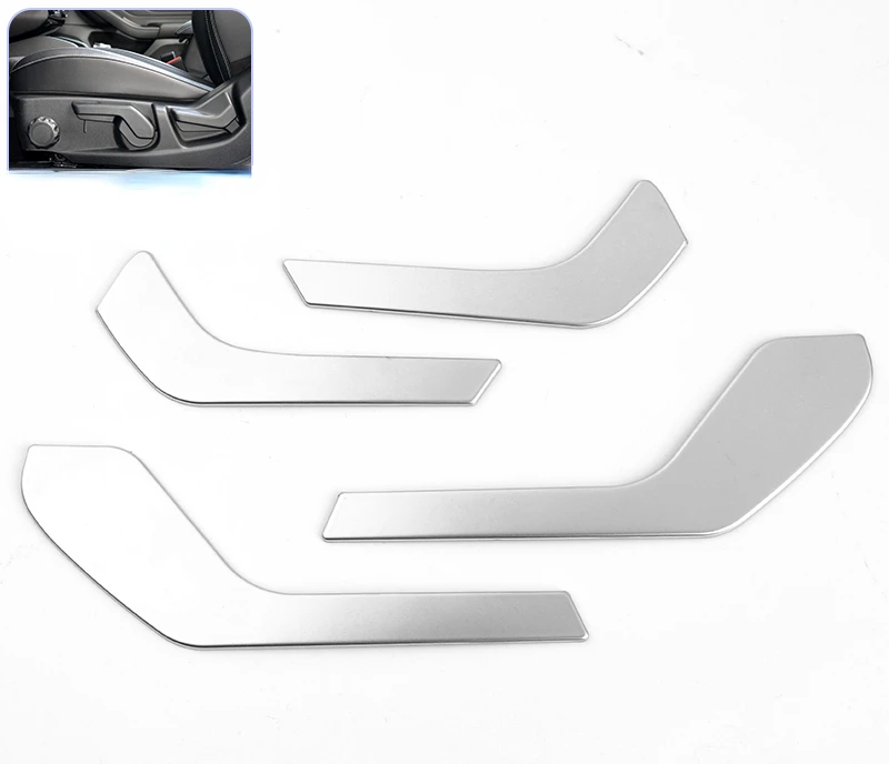 

For Ford Focus MK4 st line seat adjust handle trim interior car-styling chrome decoration accessories parts 2019 2020 2021