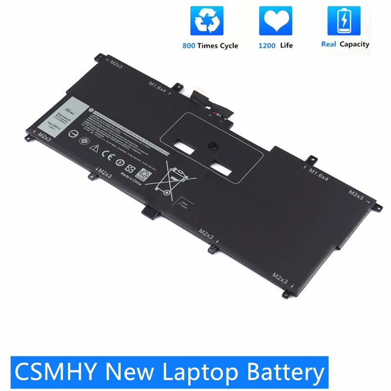 CSMHY New Origina NNF1C 46 Втч аккумулятор для ноутбука Dell XPS 13 9365 2-в-1 XPS13-9365-D1805TS D1605TS D1516FCN HMPFH