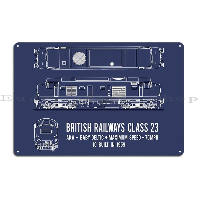 Британская железная дорога класс 23 детский дельтический локомотив схема подарок