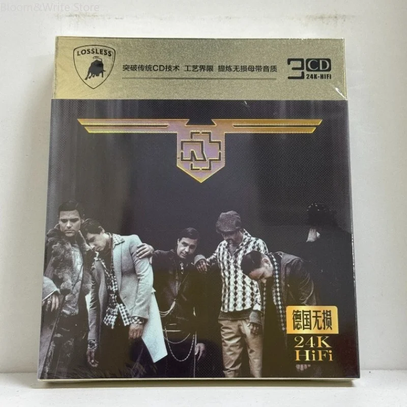Фото Набор из 3 CD-дисков с 24-каратным золотым покрытием: немецкая индастриал-метал-музыка с классическими треками Du Hast Sonne – идеальный подарок для фанатов. №1