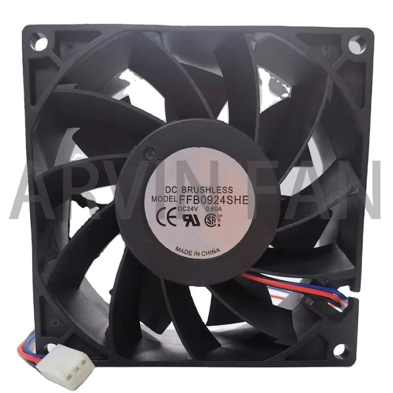 FFB0924SHE 24V 0.60A 2-проводной 9038 9238 инверторный охлаждающий вентилятор