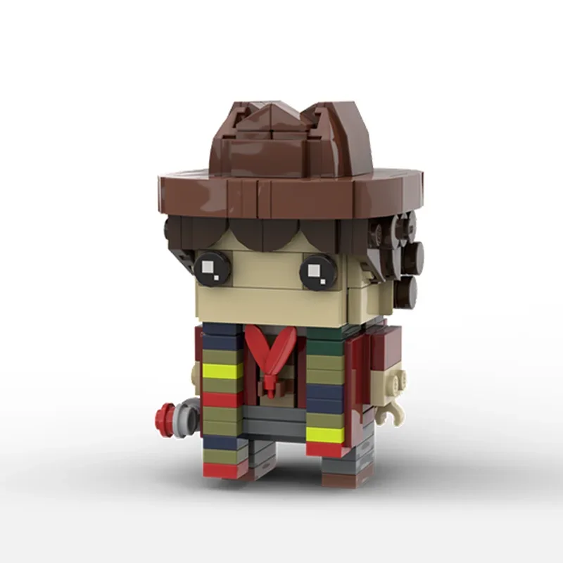 333 детали MOC Brickheadz: Модель Четвертого Доктора Кейна (Том Бейкер) — Конструктор, Рождественский подарок, Идея для сборки своими руками, Игрушка для детей (art.: 3920db22f2dc3) - 3920db22f2dc3