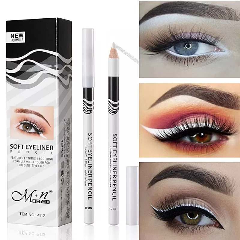 

NEW2023 Eyeliner Makeup Smooth Easy Wear Eyes Brightener Waterproof White Eyes Liner Pencils Long Lasting Waterproof Pigment