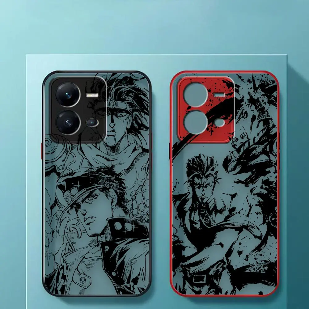 

Matte Case Funda Coque For VIVO V25 23E 21E 21 20 19 17 15 11 11I 5 SE S9 6 5 1 PRO PLUS 5G Case Hand Painted By Seitaro JOJO