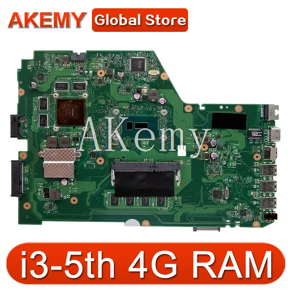 

Материнская плата X751LX для Asus X751L K751L X751LK X751LX, материнская плата для ноутбука X751LX, материнская плата GTX 950M i3-5th CPU 4G RAM X751LJC