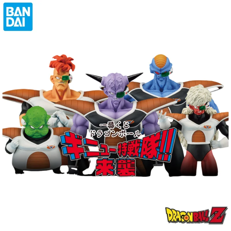 Фото В наличии модель куклы Bandai, новая коробка Dragon Ball Ichiban Kuji Ginyu Force, оригинальные персонажи аниме, гаражный комплект, коллекционный №1