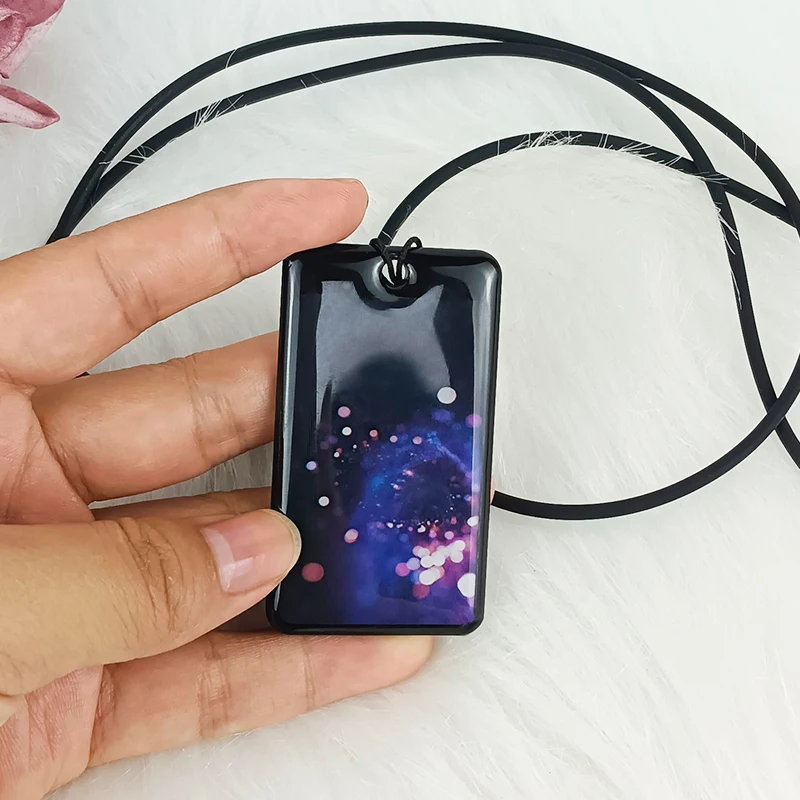 Terahertz Chip New Me Card Beautiful Starry Sky Pattern with Silicone Cord
