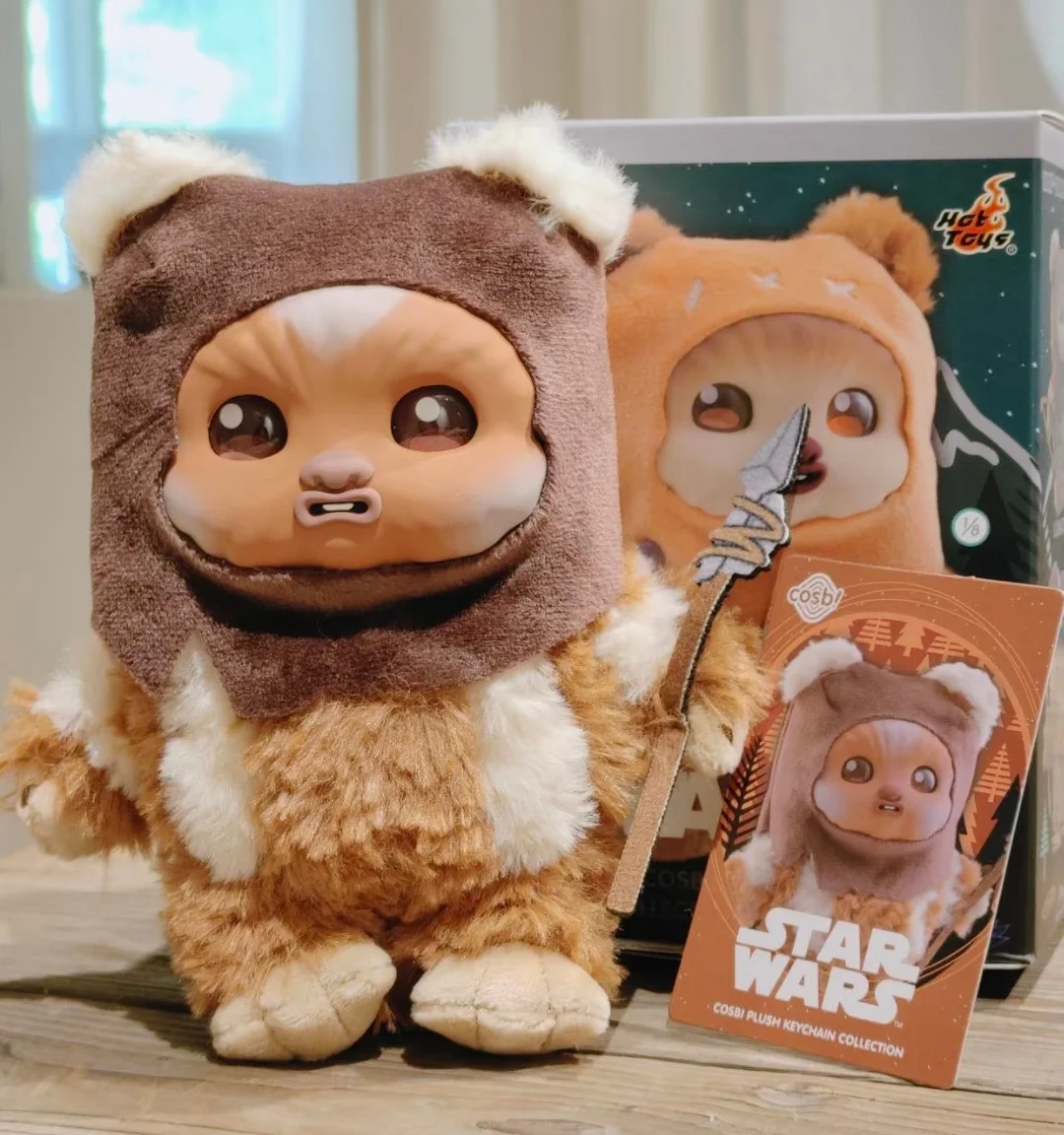 Фото Новая оригинальная коллекционная фигурка Hot Toys Star Wars: Эвок Косби, серия 2, Лука Скайуокер, загадочная коробка-сюрприз, подарок, игрушка, украшение №3