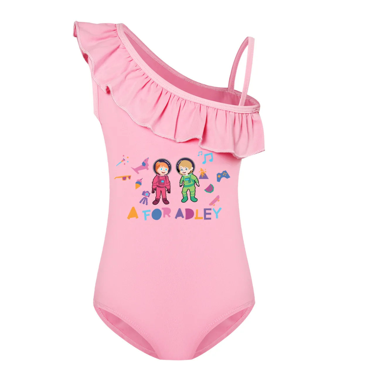 Детский слитный купальник A для ADLEY пляжная одежда с шапкой комплект из 2