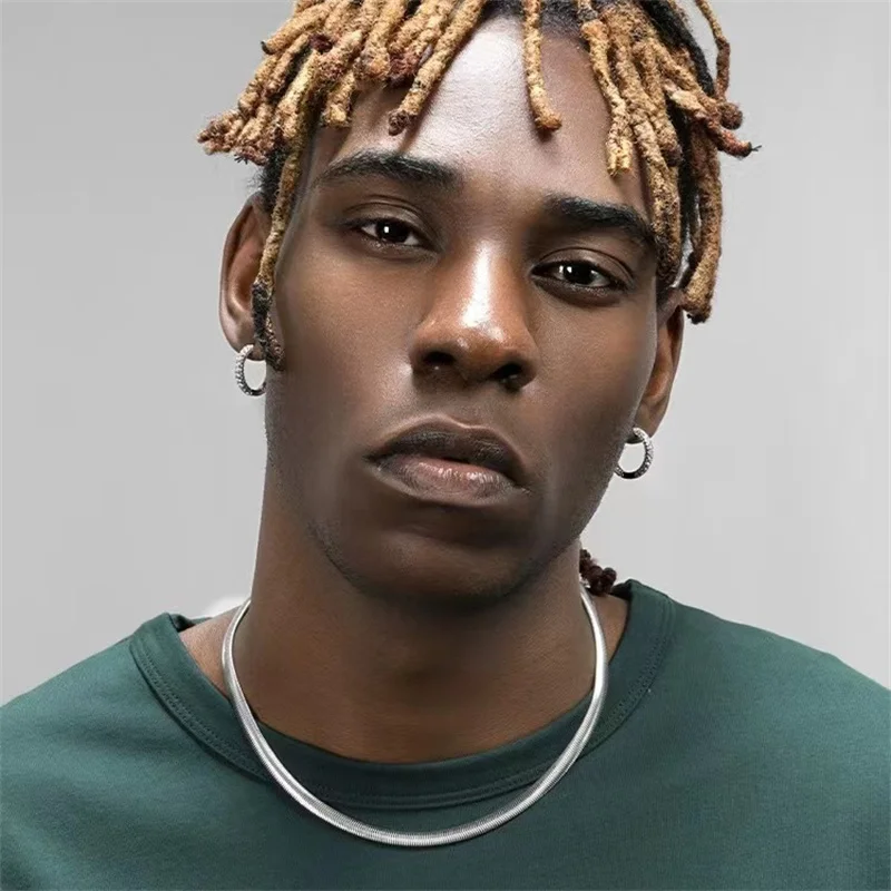 Ожерелье-змейка из нержавеющей стали 5 мм