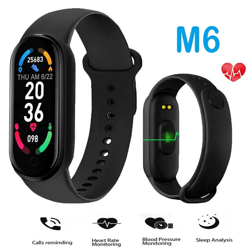 

Смарт-браслет унисекс с пульсометром и тонометром, водостойкий