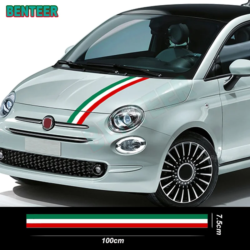 

100 см наклейка на кузов автомобиля Fiat 500 Abarth 595 695 наклейка на боковую юбку графические аксессуары