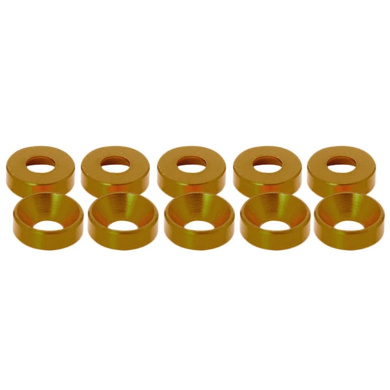

New Aluminum Alloy M3 Anodized Countersunk for Head Bolt Washers Gasket