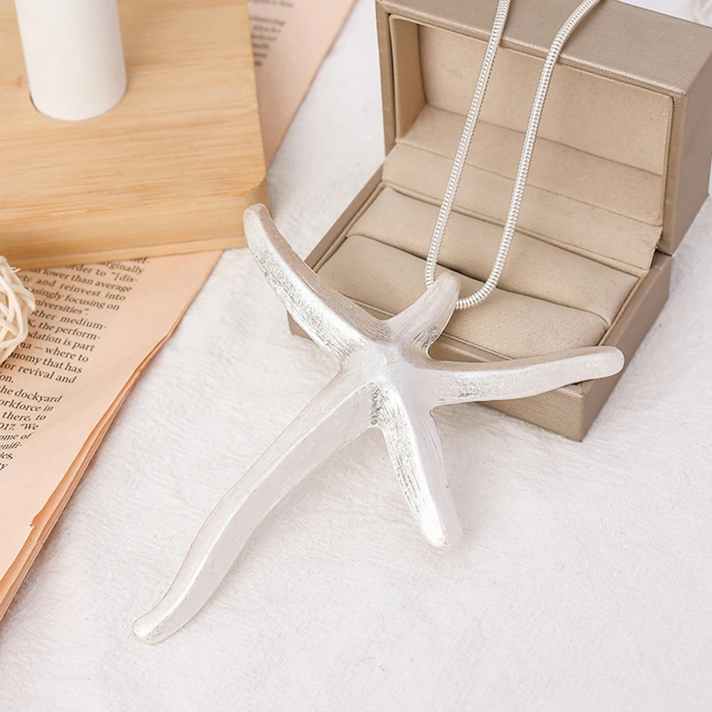 Винтажное длинное ожерелье в виде морской звезды ювелирные изделия подвеска