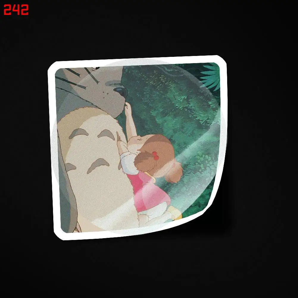 

Наклейка TOTORO 00242 для ноутбука, декор для спальни, автомобиля, милый мультяшный модный чемодан для общественных мест