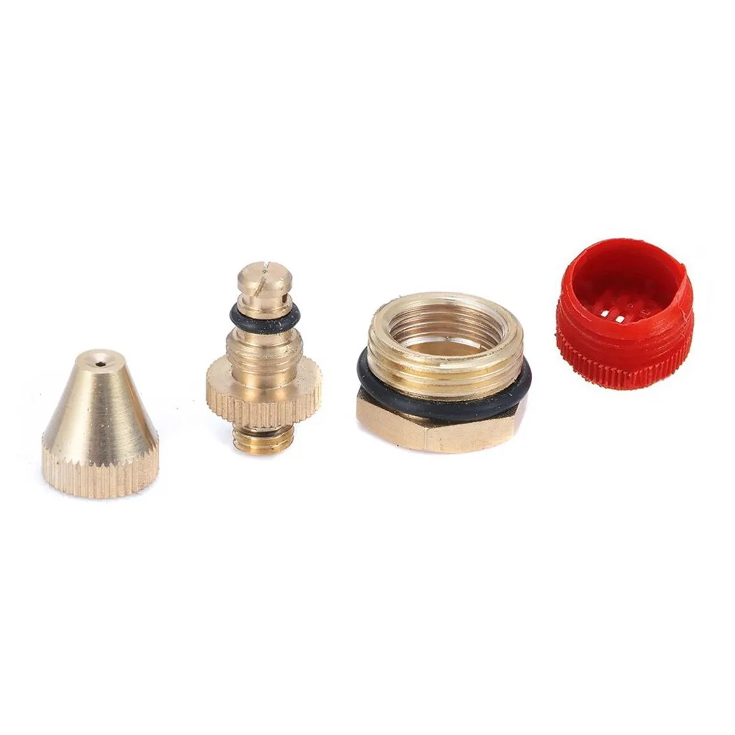 

1/2 Inch Misting Nozzle Brass Adjustable Sprinkler Garden Misting Water Nozzles Hose Connector Garden Irrigation Accessories