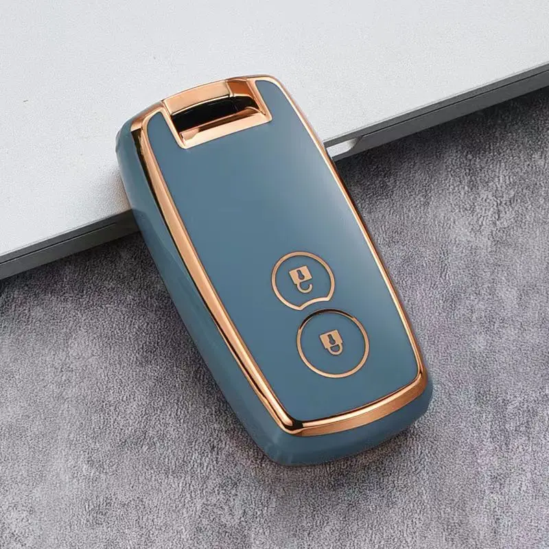 Для Suzuki Grand Vitara SX4 S-Cross XL-7 Kuyucha Sch4 Swift 2007-2010 Чехол для автомобильного дистанционного ключа из ТПУ, брелок, держатель без ключа