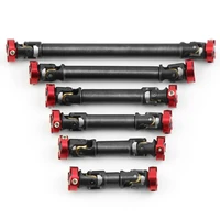 1pc metal universal joint flange transmission driver shaft cvd for 114 rc crawler car truck tamiya axial scx10 d90 rc4wd